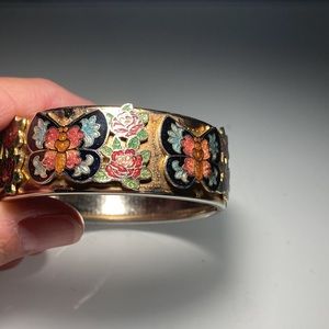 Vintage Butterfly Bangle Bracelet